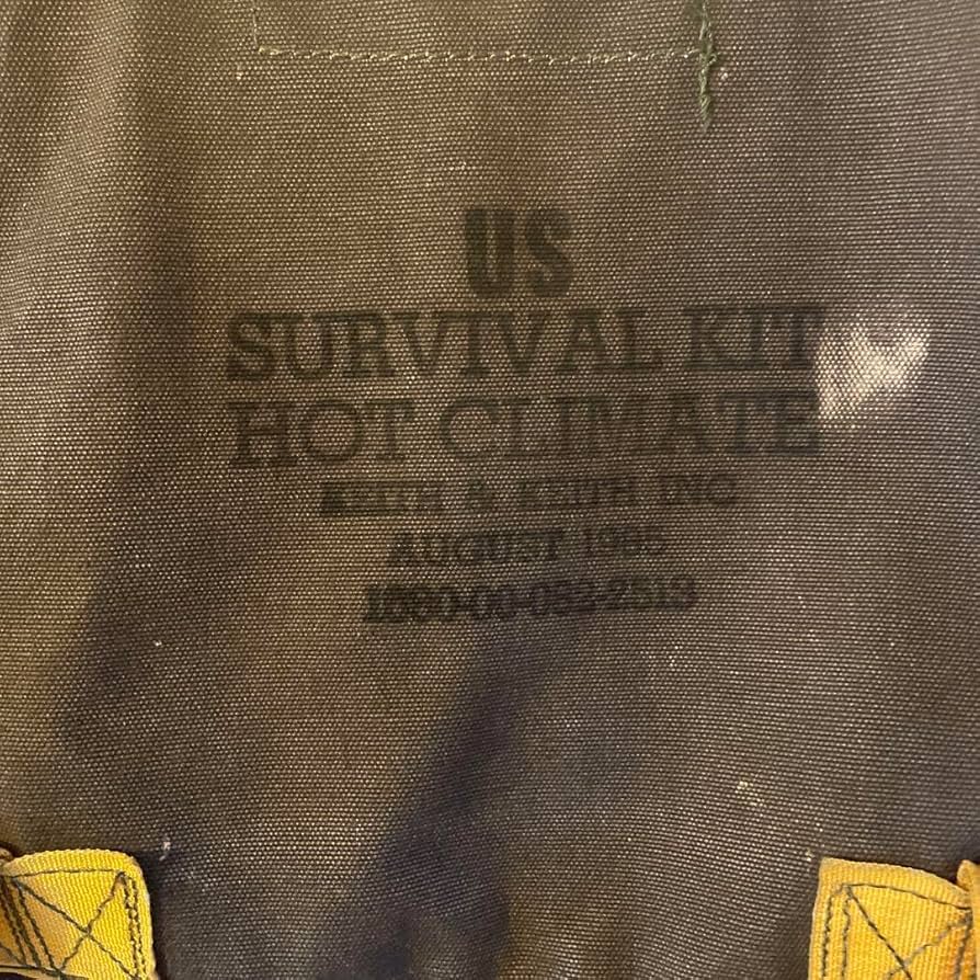 Amazon | 80s 珍品 米軍実物 アメリカ軍 サバイバルキットバッグ