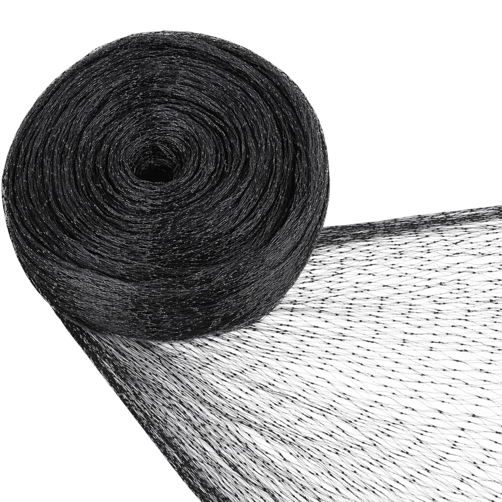 4x6 Metre Pond Netting, Garden Netting for Vegetable Patch and Fish Pond Cover, Black Mesh Bird Netting Protection for Plants and Berry Bushes, Fine Mesh Scaffold Netting for Garden and Farm Use
