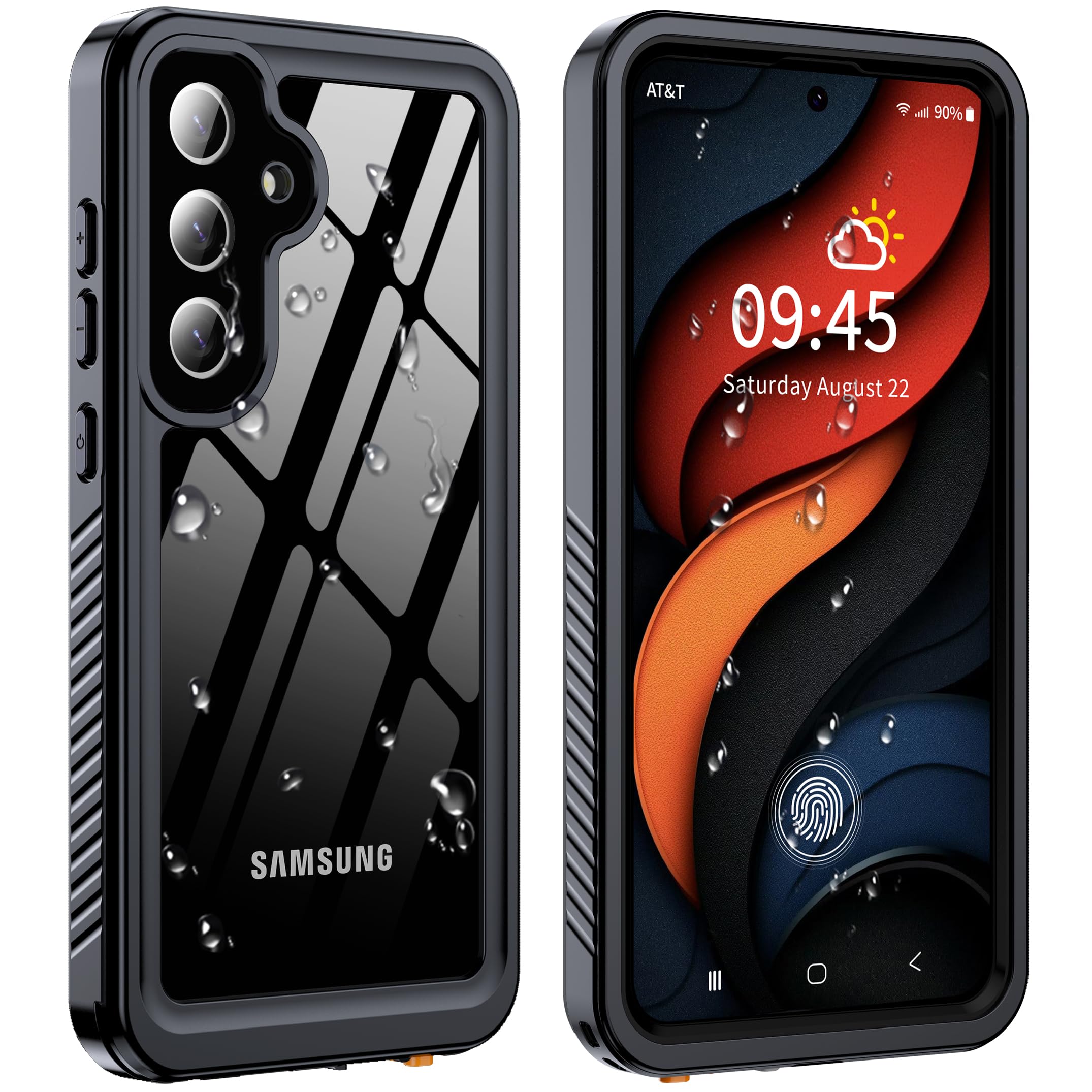 GOLDJU for Samsung Galaxy S25 Plus Case Waterproof,IP68 Waterproof Dustproof Case with Built-in Screen Protector, Full Body Protective Phone Cover for