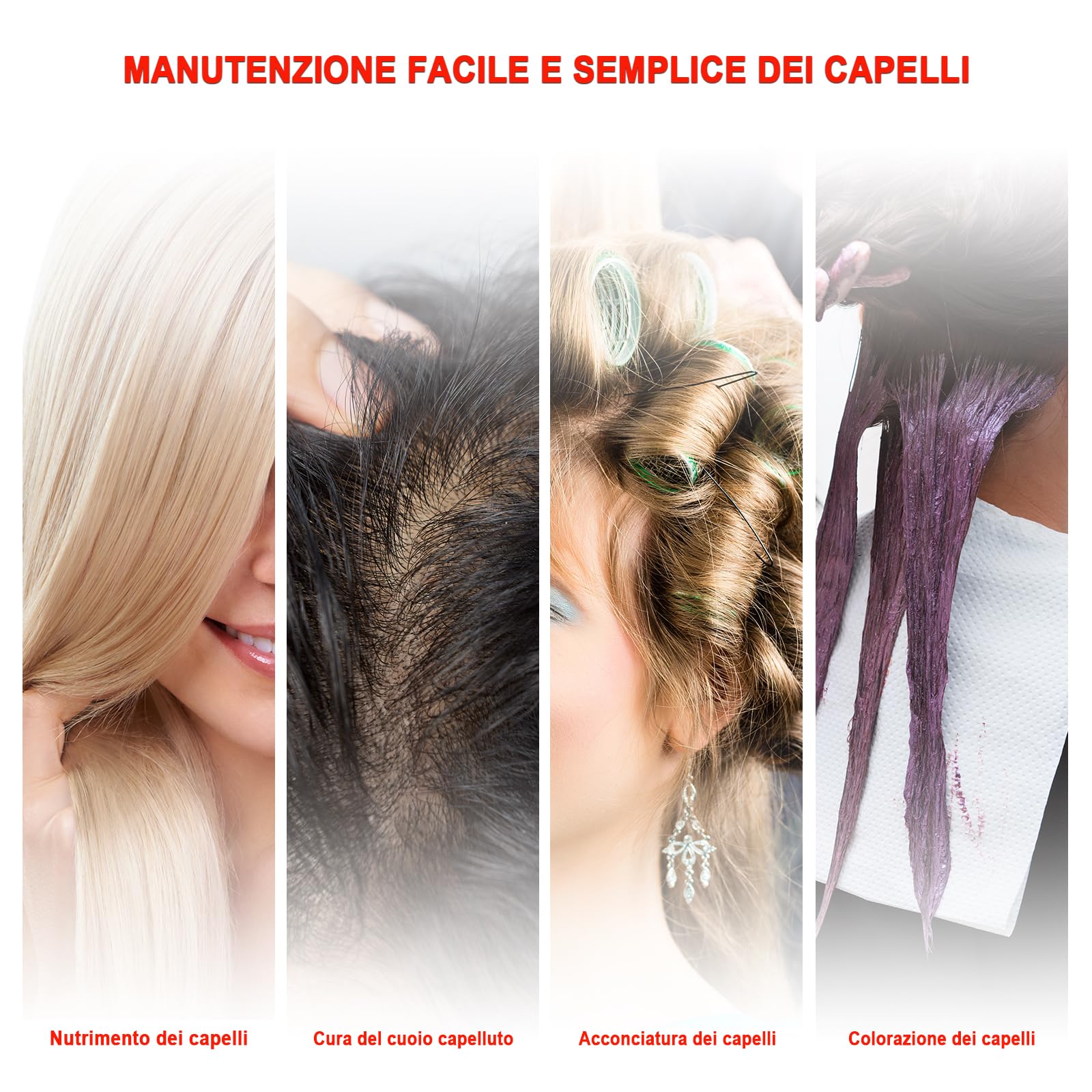 Elitzia ET19400 - Vaporizzatore per capelli per condizionamento profondo, disintossicante per cuoio capelluto, per lavaggio dei capelli, sedia reclinabile, accessorio professionale per la cura dei