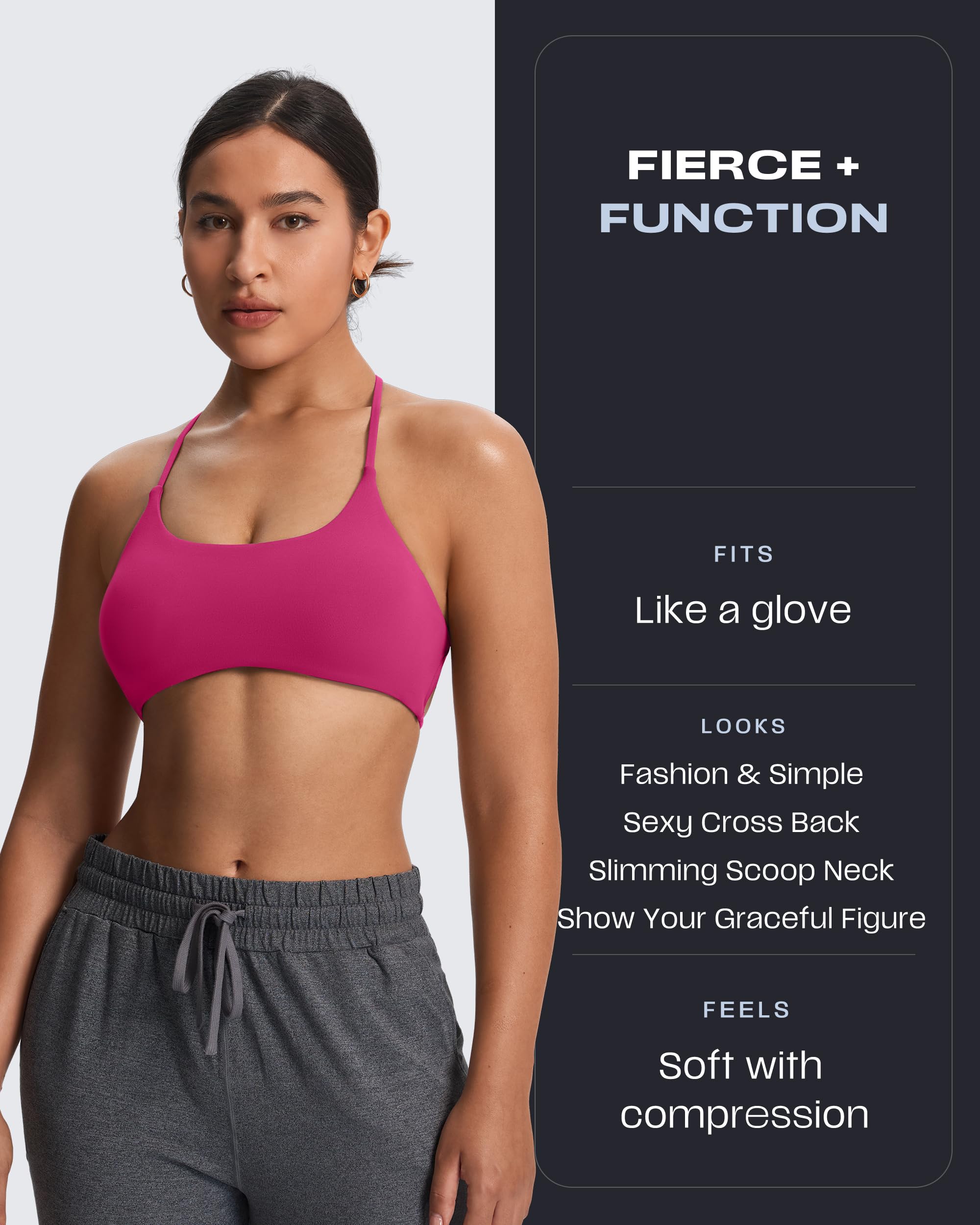 Aoxjox Ivy Reggiseno Sportivo Donna