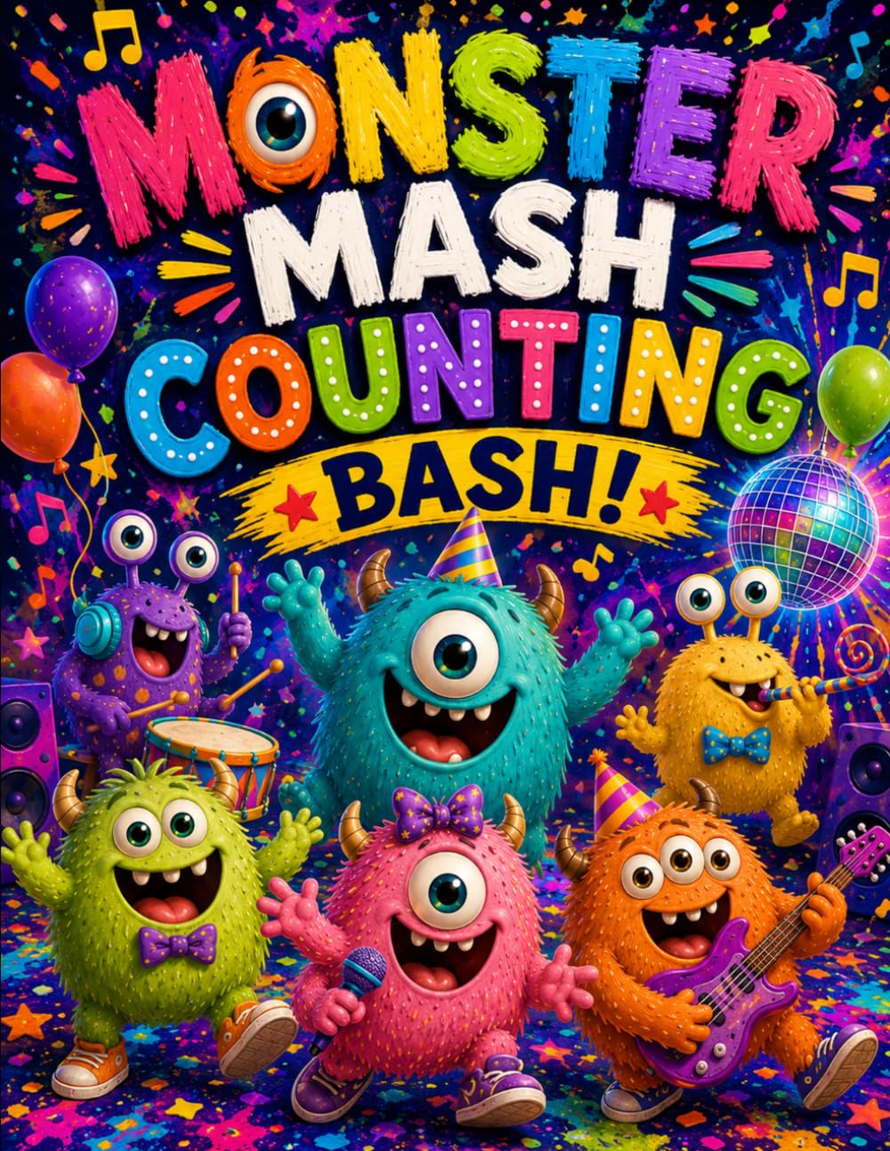 Monster Mash Counting Bash: A fun interactive book learning addition with monsters