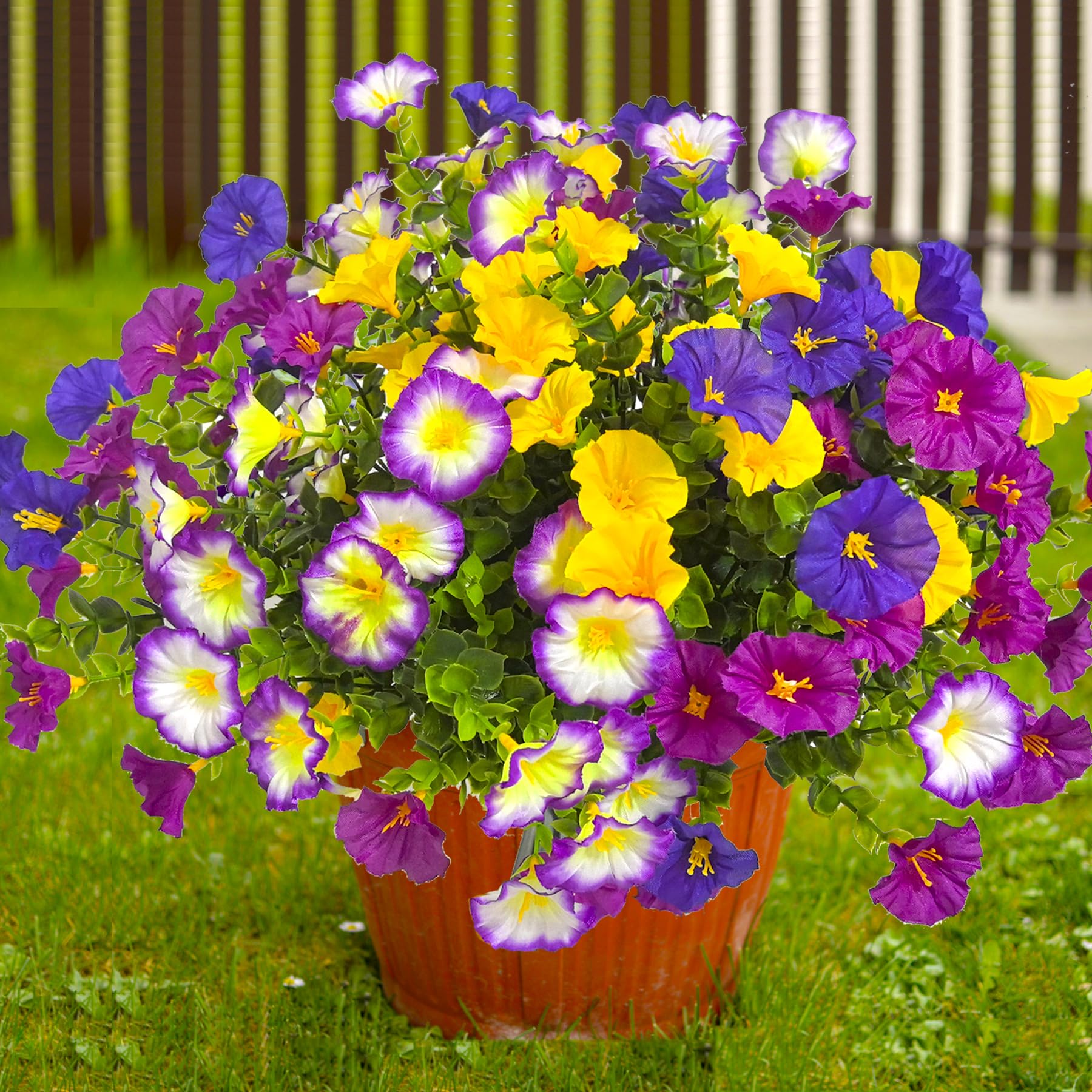 Amazon.com: Artificial Flowers for Outdoors Fake Plants Spring