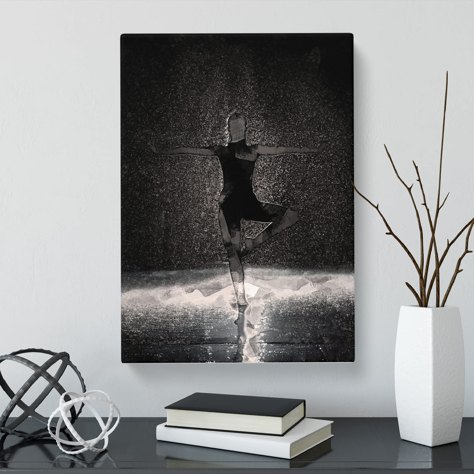 Dancing In The Rain Canvas Print, Mixed, 25L x 50W cm - Image 3