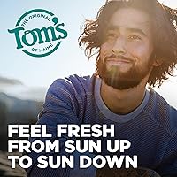 Vista 2 de Tom's of Maine Long-Lasting Aluminum-Free Natural Deodorant for Men, Mountain Spring, 2.8 oz. 3-Pack (Packaging May Vary)