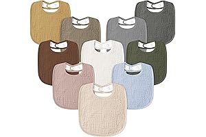 10 Pack Baby Bandana Drool Bibs