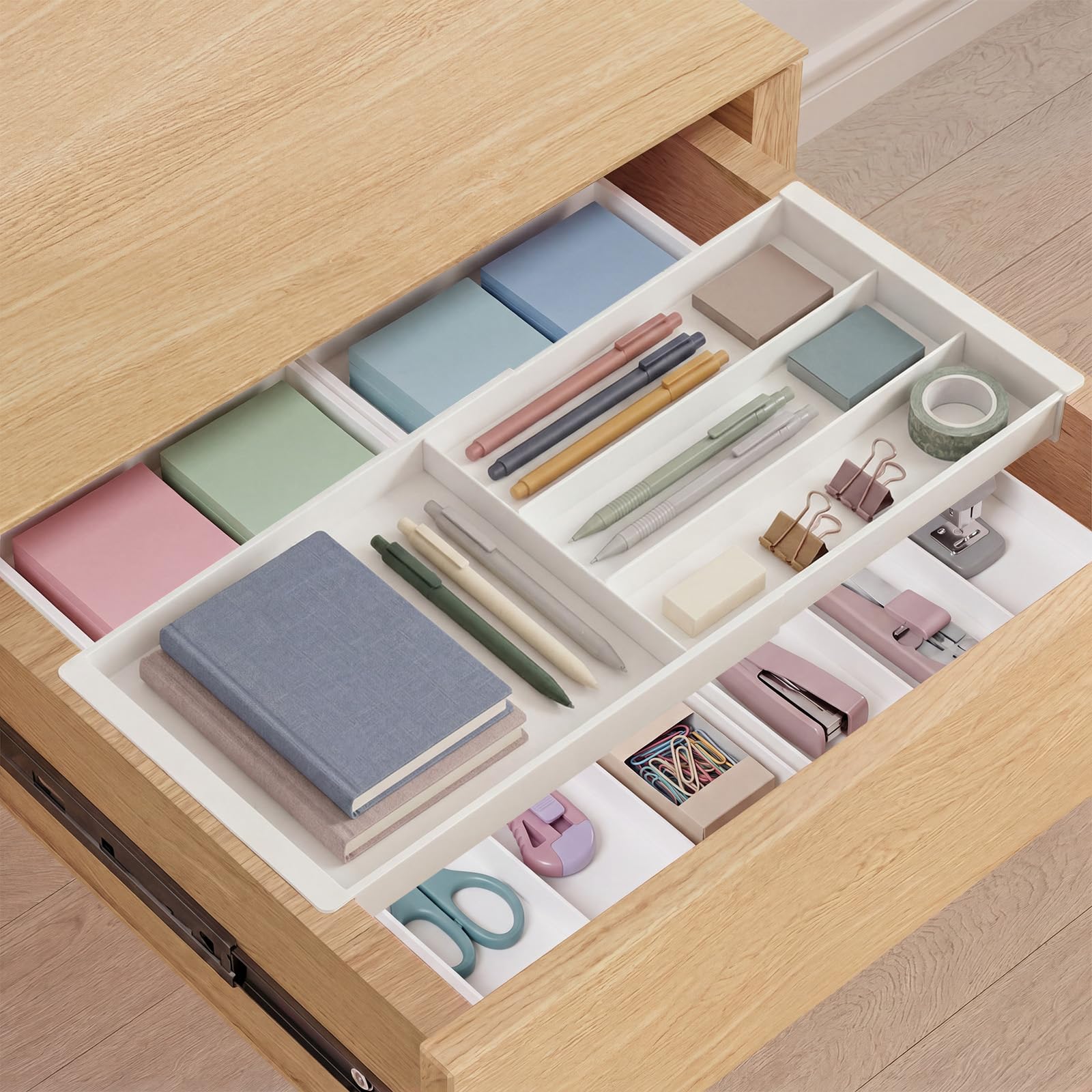 Photo 1 of Briwooody Expandable Drawer Tray Organizer