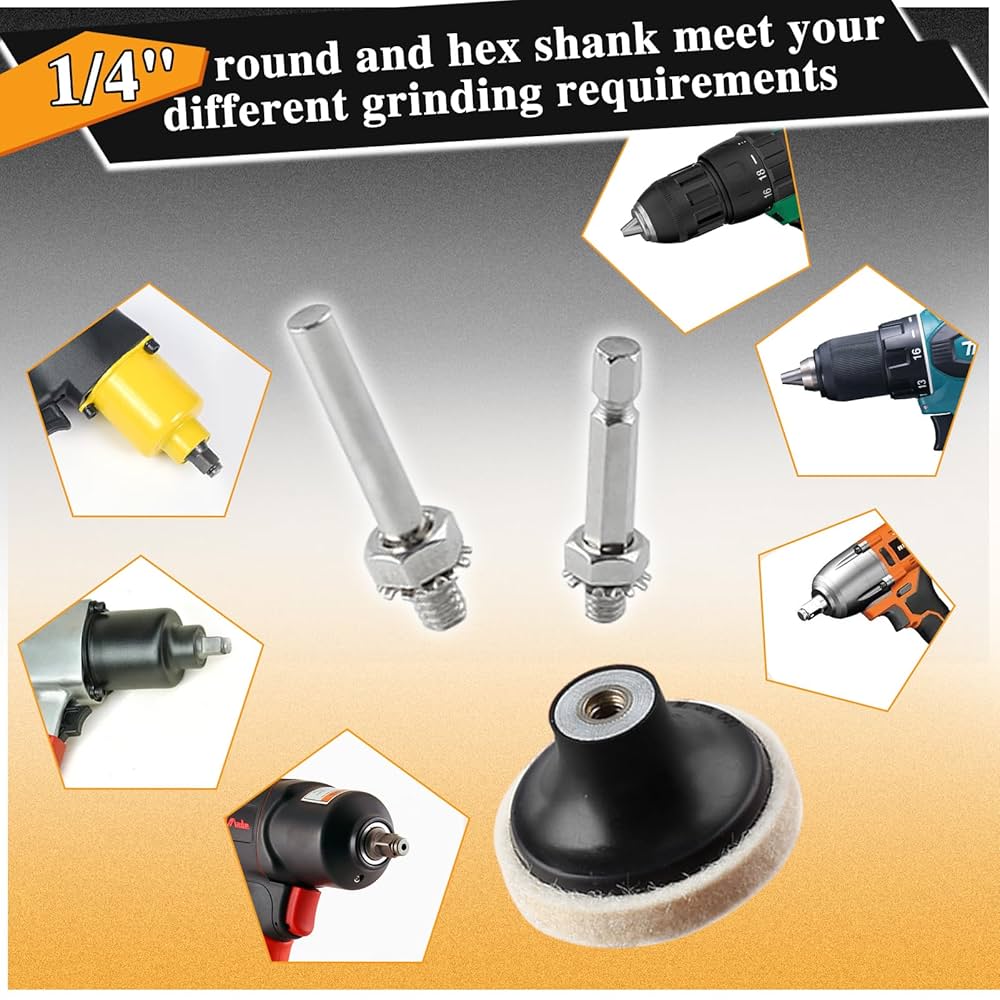 Amazon | SPEEDWOX 33点セット 2インチ 圧縮ウール生地ディスク