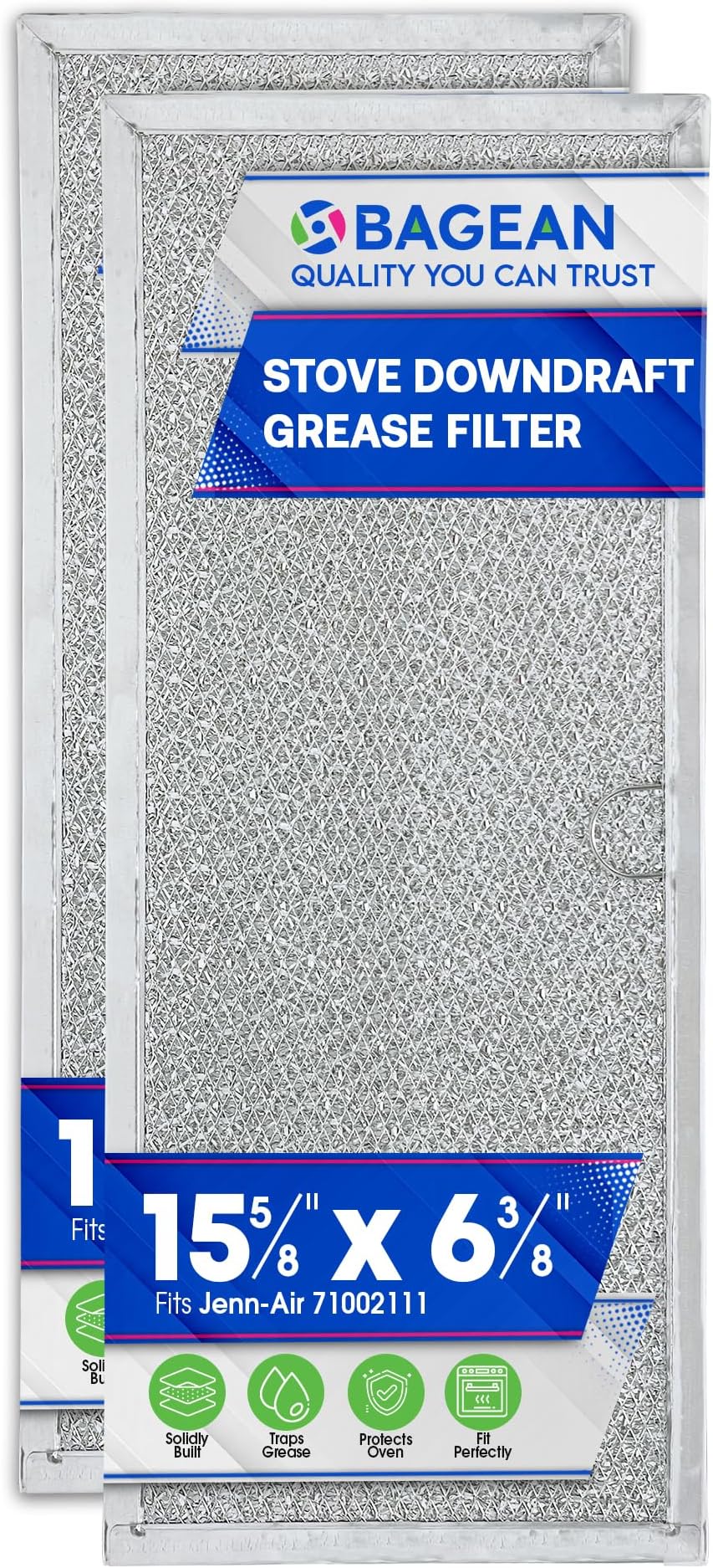 Hokeep 2 Pack Downdraft Grease Filter for JennAir & Mayteg
