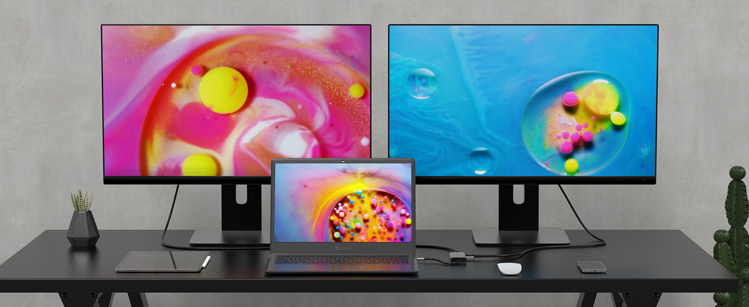 Amazon.com: Docking Station, USB C Hub, TOTU 4 in 1 USB C to Dual