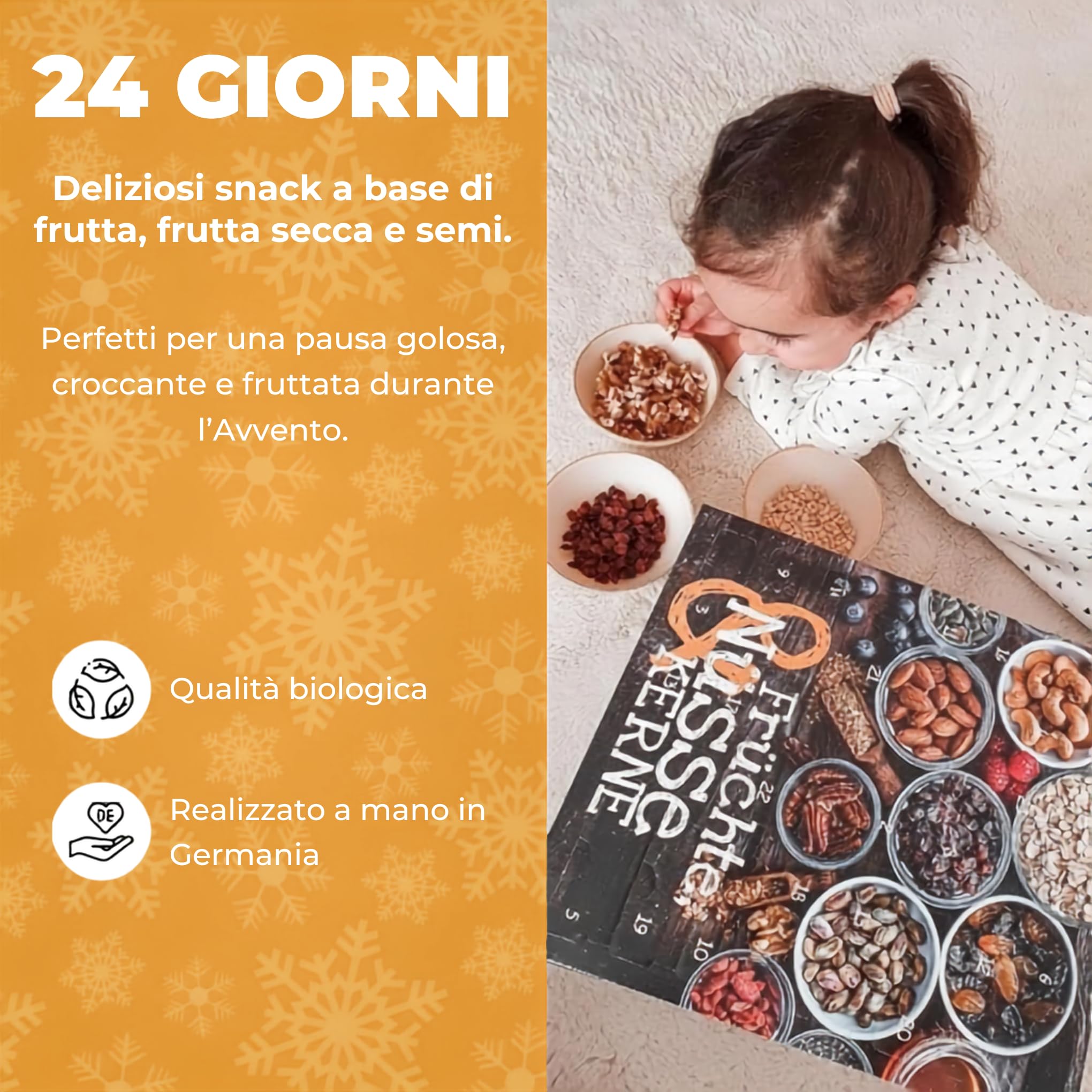 UMBRELLA® Frutta Noci & Semi Calendario dell'Avvento 2026 Bio 24 snack