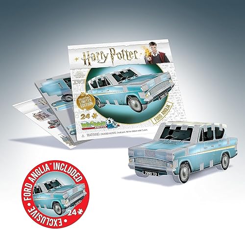 Miniatura 8 de Edición limitada especial Weasleys' Wizard Wheezes con mini Anglia Wrebbit3D rompecabezas para adolescentes y adultos  309 piezas reales de