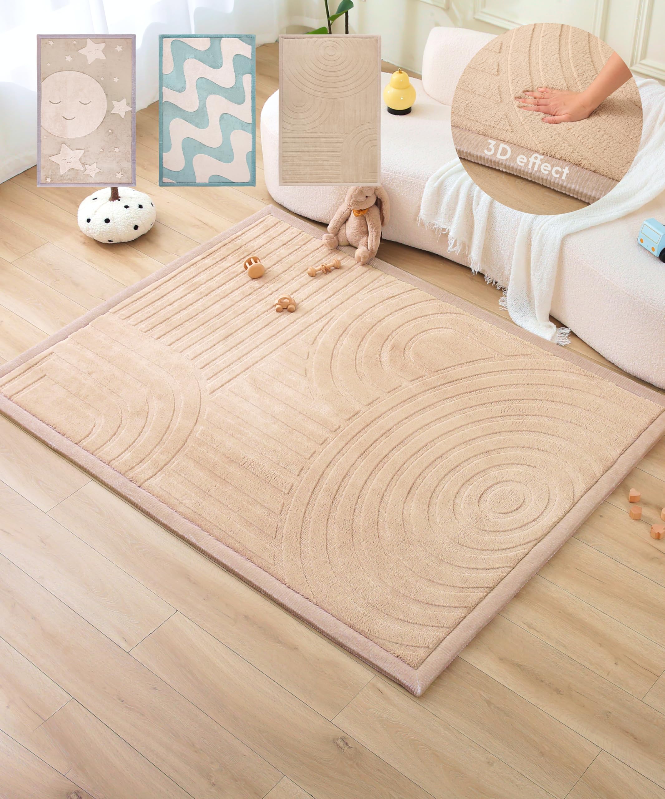 Hakuna Matte Wolkenweiche Samtmatte-Spielmatte Baby