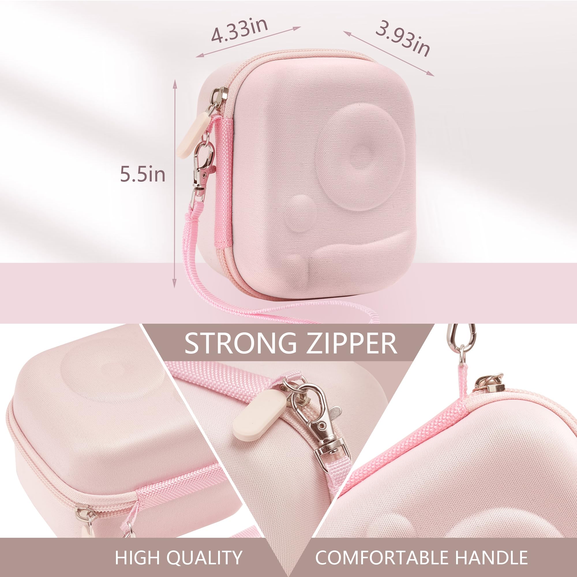 Madcat Storage Case for OPERHOO/YORKOO/Gofunly/CHRERNA/AORILE Kids Instant Print Camera- Case Only (Pink) - Image 3