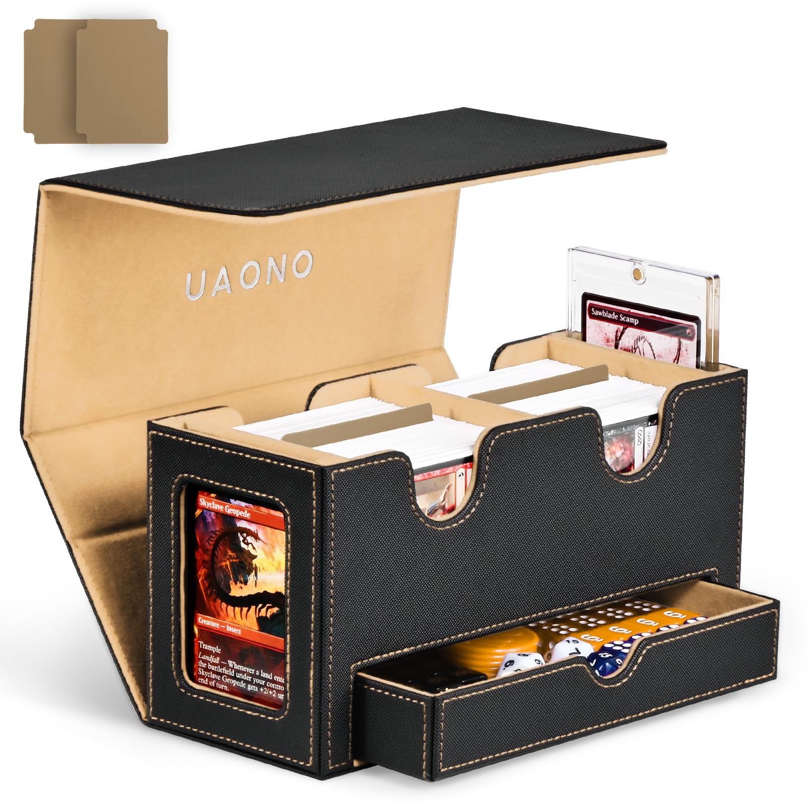 Amazon.co.jp: UAONO MTG デッキボックス コマンダーディスプレイ2枚と