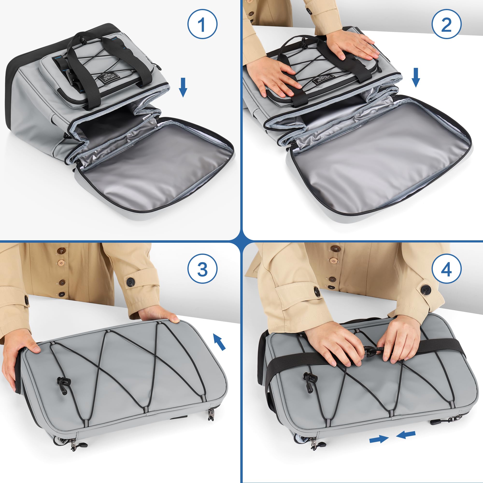 Urtala Sac Isotherme, Glacière Isotherme et Imperméable pour Le Camping, Les Voyages, Les Courses et la Pêche, 30 L