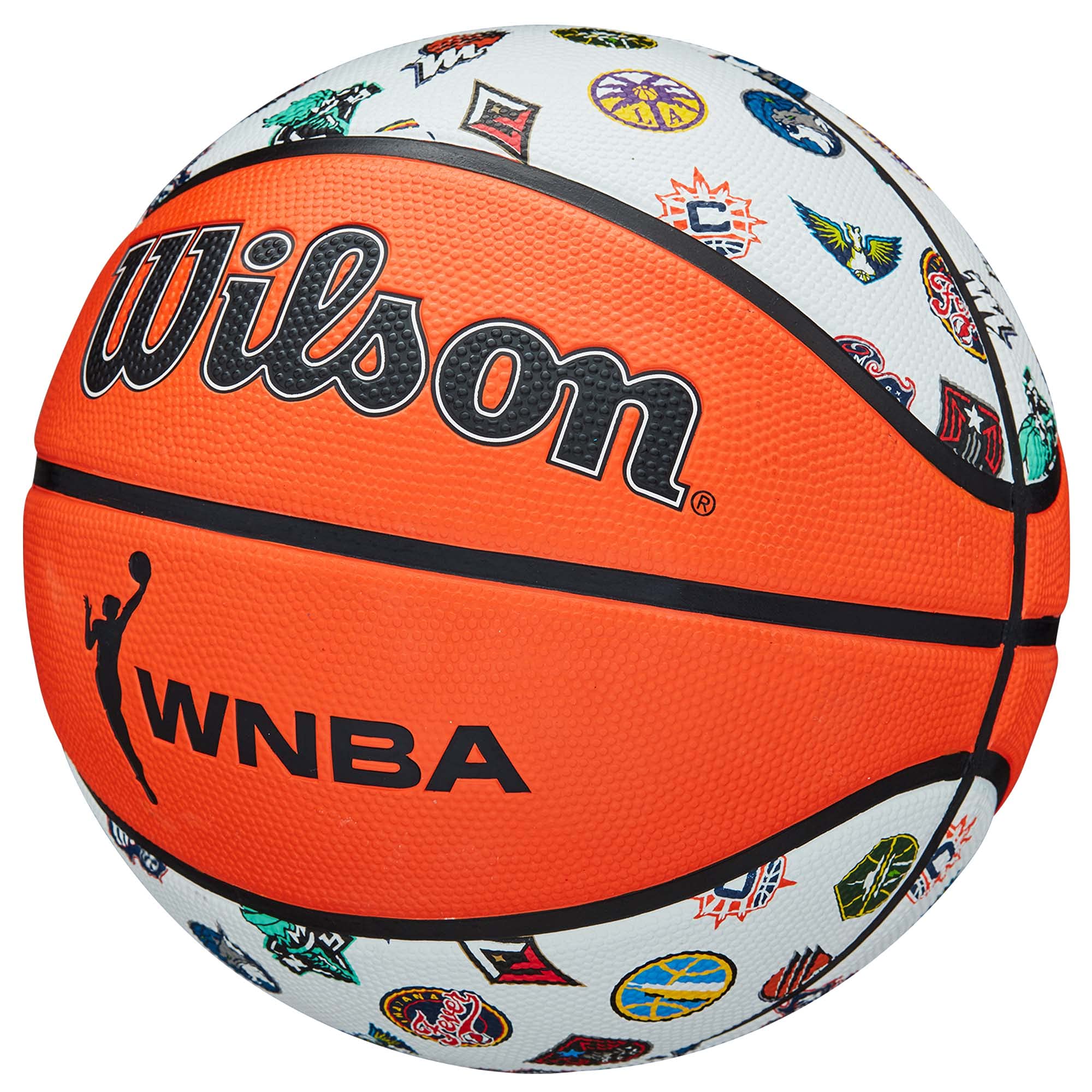 Wilson Pallone da Basket NBA ALL TEAM, Utilizzo Outdoor, Gomma