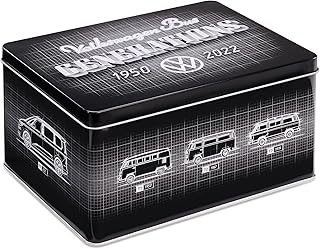 Volkswagen 1H4069649 Tin Storage Tin Biscuit Tin Transporter Bulli Model Series (T1-T7, ID Buzz)