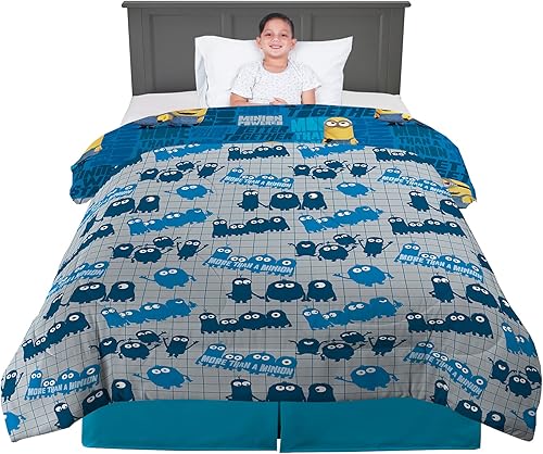 Vista 55 de Minions: The Rise Of Gru, Ropa de cama para niños Edredón de microfibra suave, individual, por Franco Minions el ascenso de Gru,Hello Kitty,Mundo