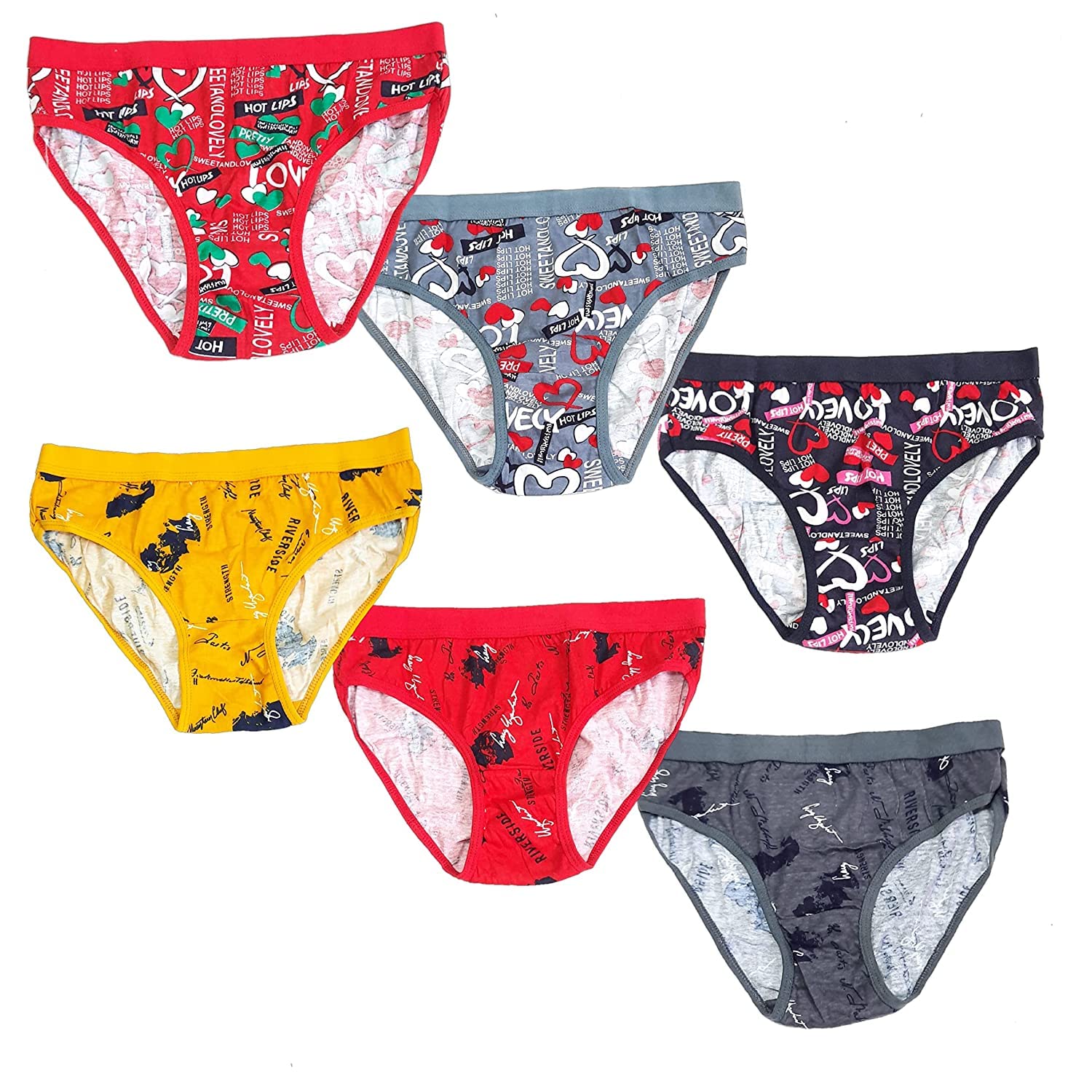 Printed Cotton Panties Combo for Womens/Girls (Pack of 6 - Multicolor)-image-5