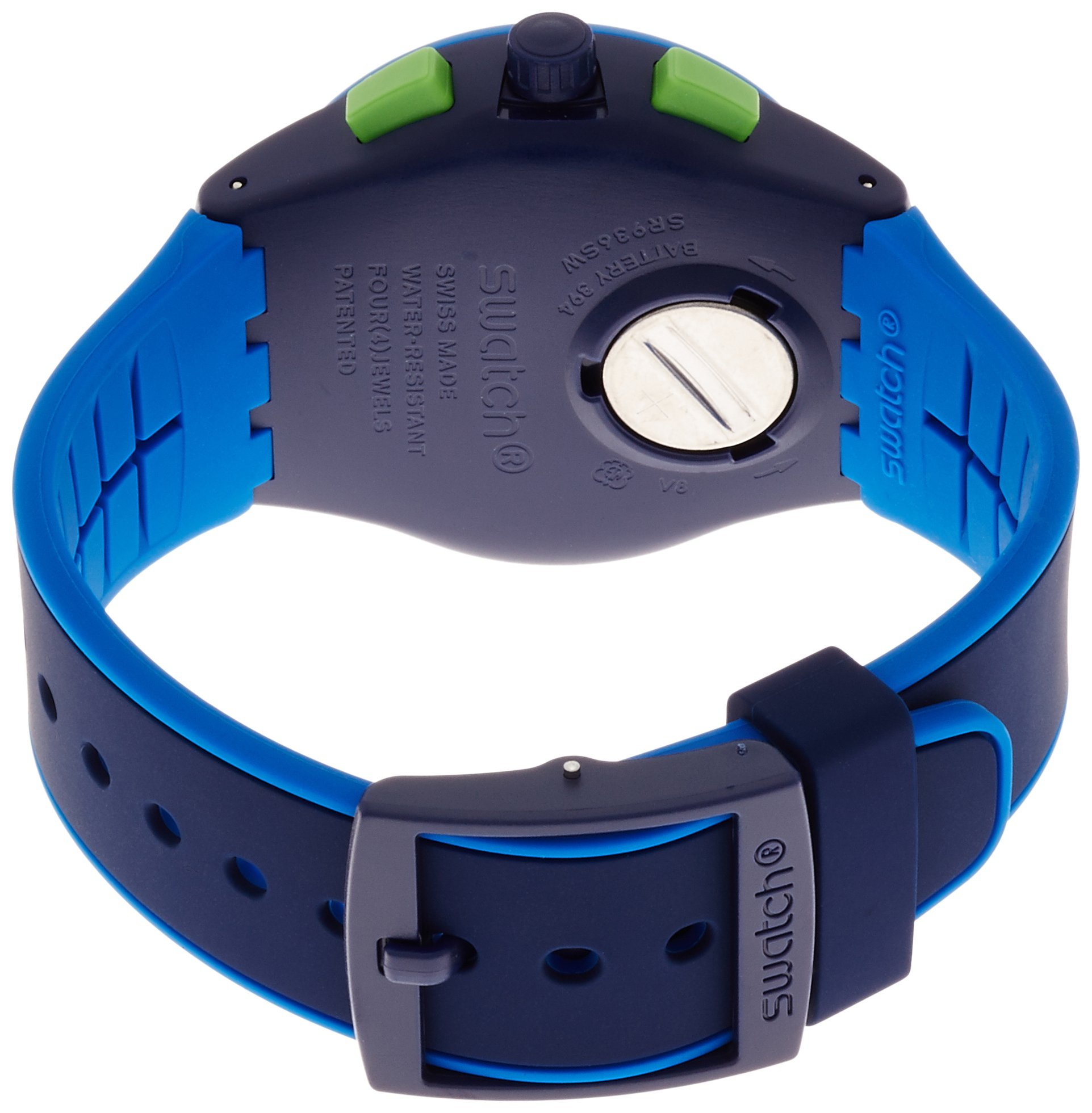 Image secondaire de Swatch Homme Digital Quartz Montre avec Bracelet en Silicone SUSN409
