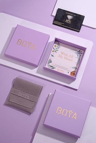 Miniatura 6 de boya Collares de regalo para mujeres, collar de plata de ley 925, regalo de aniversario de cumpleaños, joyería para mamá, esposa, novia