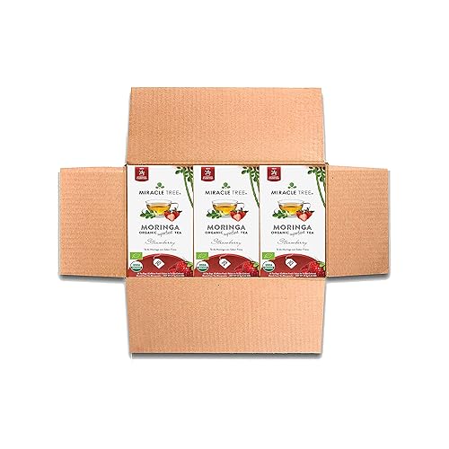 Miniatura 9 de Miracle Tree - Té de moringa orgánico, superalimento, 25 sacos de té individuales sellados.