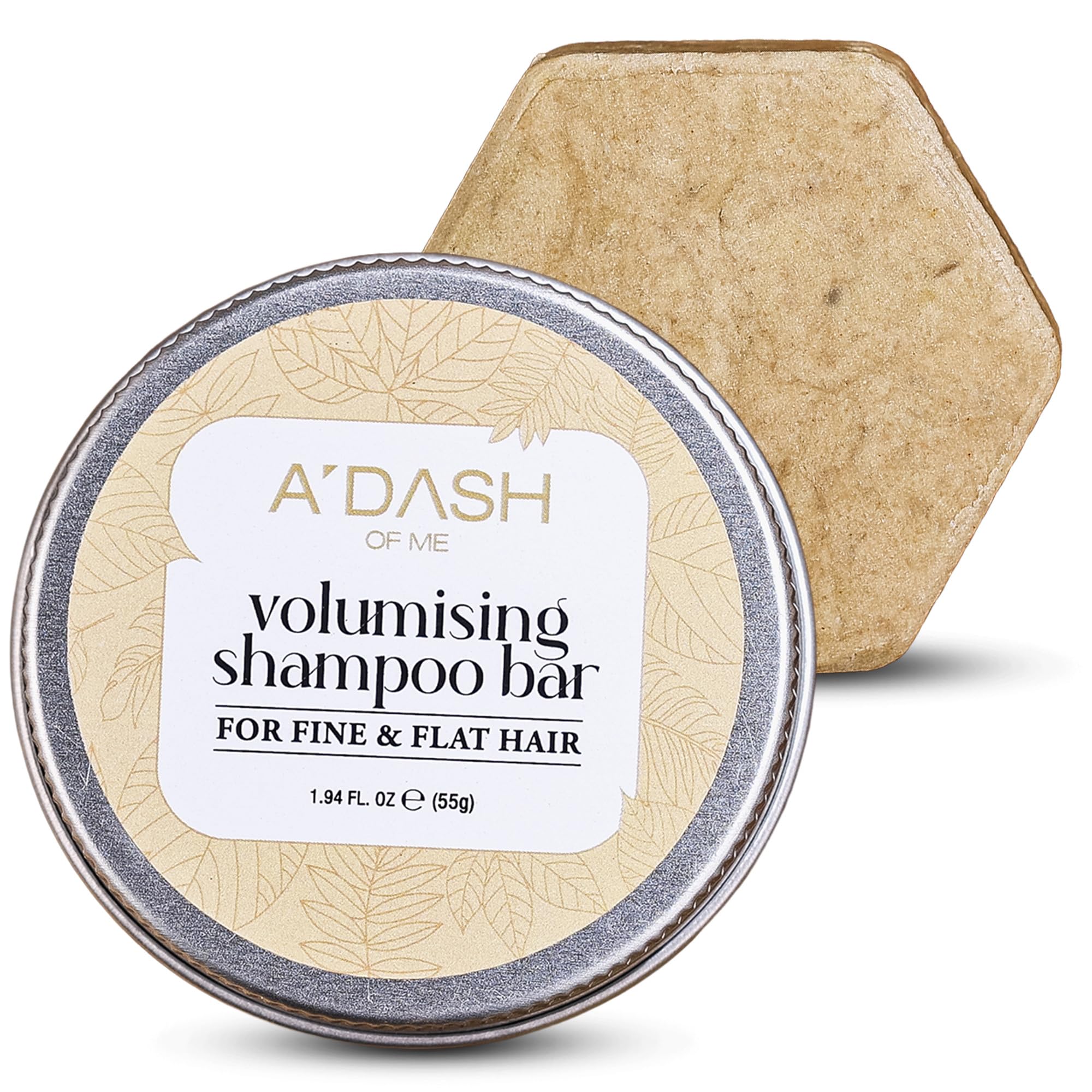 Volumizing Shampoo Bar (55g) | Natural Volume & Root Lift for Thin, Flat Hair | Brazilian Yellow Clay, Silk Protein & Citrus Oils | Oil-Control, Fresh Cleanse | Eco-Friendly-image-0