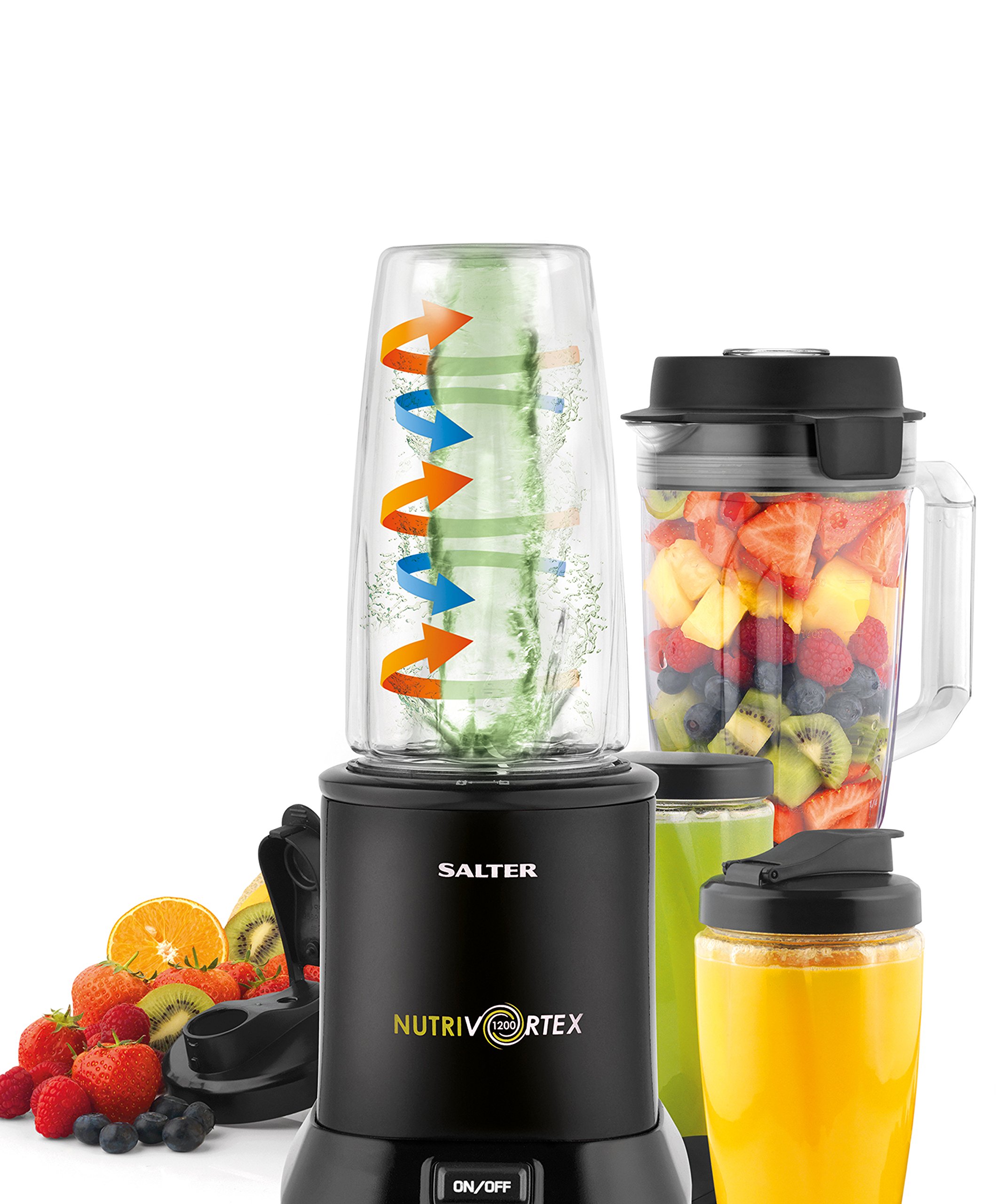 Jug Blenders Blenders Salter EK2244 Nutri Vortex Super Charged Multi