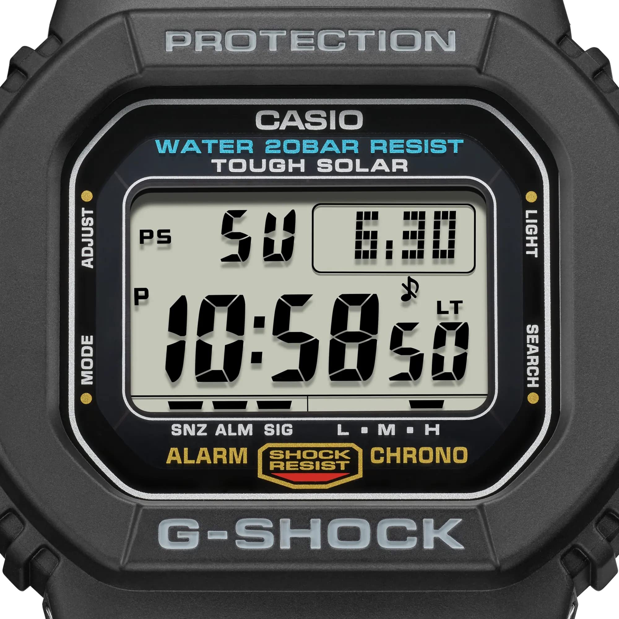 Casio G-Shock G-5600UE-1 Solaruhr für Herren, Modell Overseas, Modern