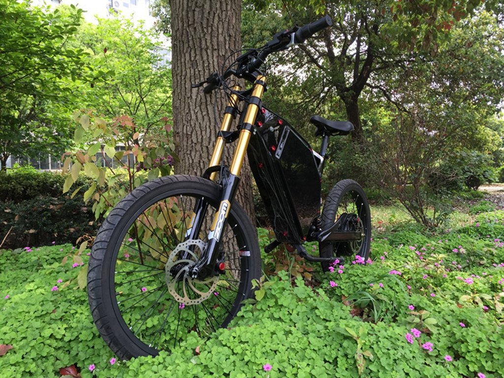NBPOWER from USA Warehouse Stealth Bomber Electric Bike Frame Enduro Ebike Frame for 3000W 5000W8000W Electric Bicycle DIY KitEbike Conversion kit product thumbnail 8