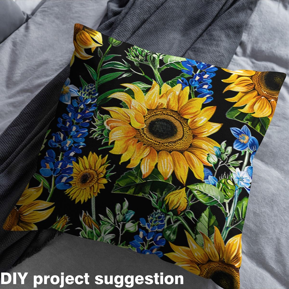Feelyou Floral Fabric By The Yard, Vintage Leaf Pattern Upholstery Fabric, Cute - View #2