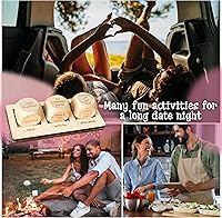 Vista 5 de Regalo de madera de aniversario de 5 años para él y ella – Regalos de boda de 5º aniversario para esposa, marido, cinco años de ideas para citas