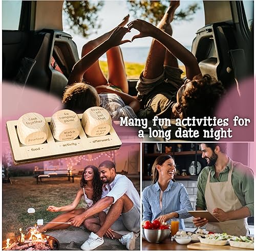 Miniatura 5 de Regalos de madera de aniversario de 1 año para novia, novio, regalos de madera para el primer aniversario para él y ella, regalos de primer