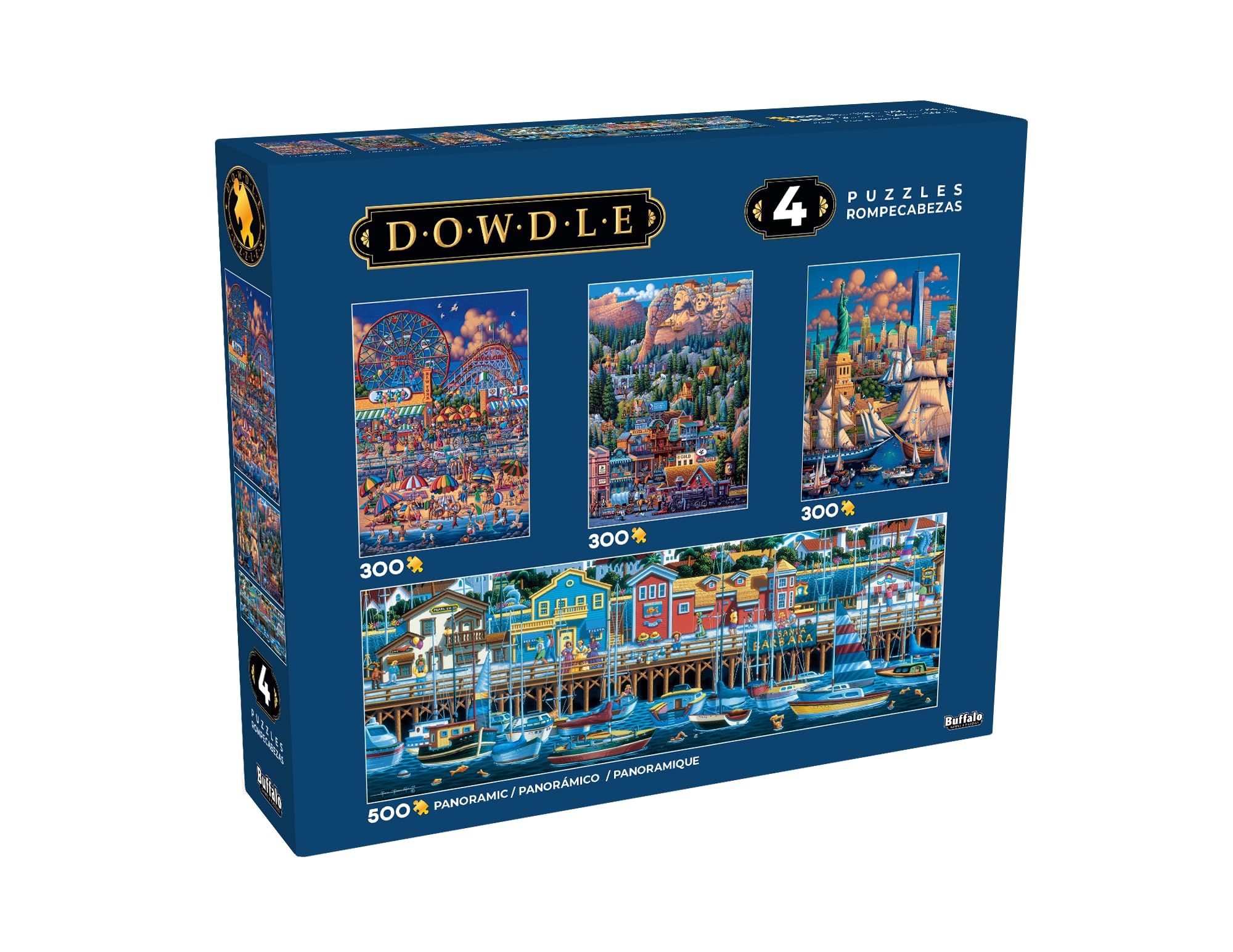 Buffalo Games - Eric Dowdle - Palm Springs - Puzzle da 1000 pezzi per adulti impegnativo puzzle perfetto per serate di gioco - Dimensioni del puzzle finito è 26,75 x 19,75