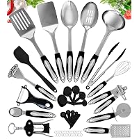 Utensili Cucina Set Termoresistenti al Calore e Antiaderente