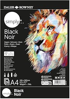 Daler-Rowney Simply Colour Drawing & Sketching Paper Pad, A4, 120gsm, 30...