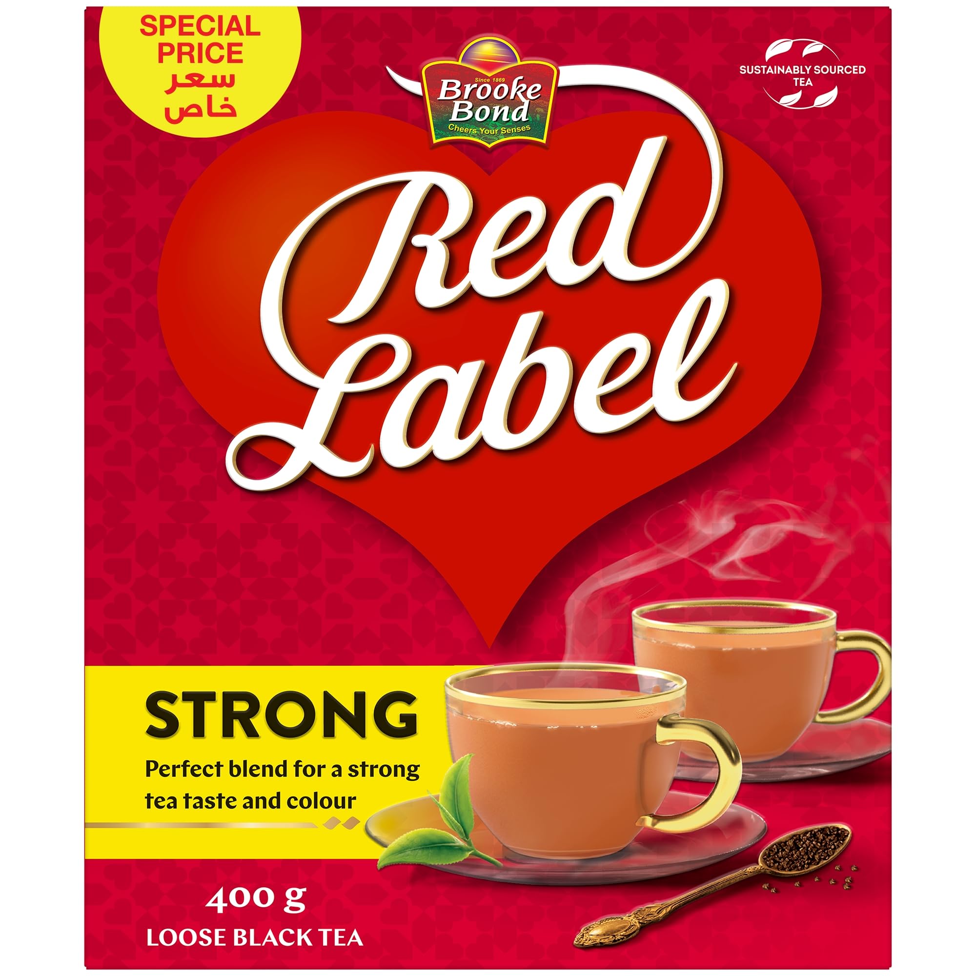 Red Label Strong Black Loose Tea, 400G (Special Price)