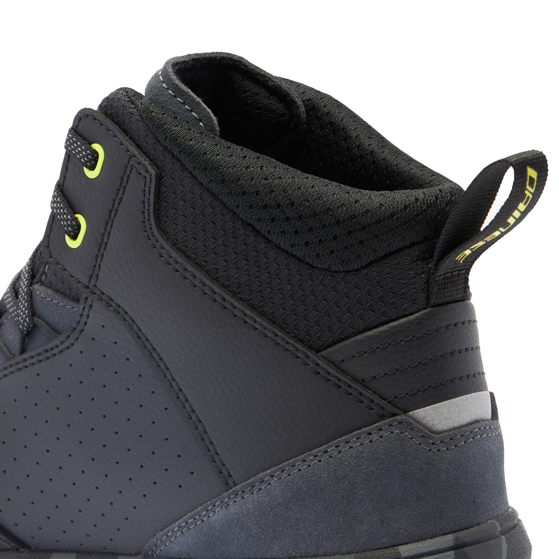 Dainese - Suburb D-WP Shoes, Zapatos Impermeables para Moto, Hombre, Negro/Camuflaje/Amarillo Ácido, 43