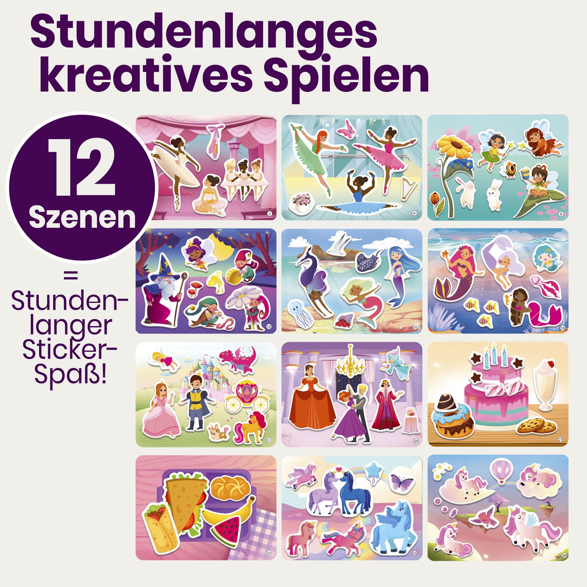 Stickerbuch für Kinder ab 3-5 Jahren - Märchen – Ansicht 5