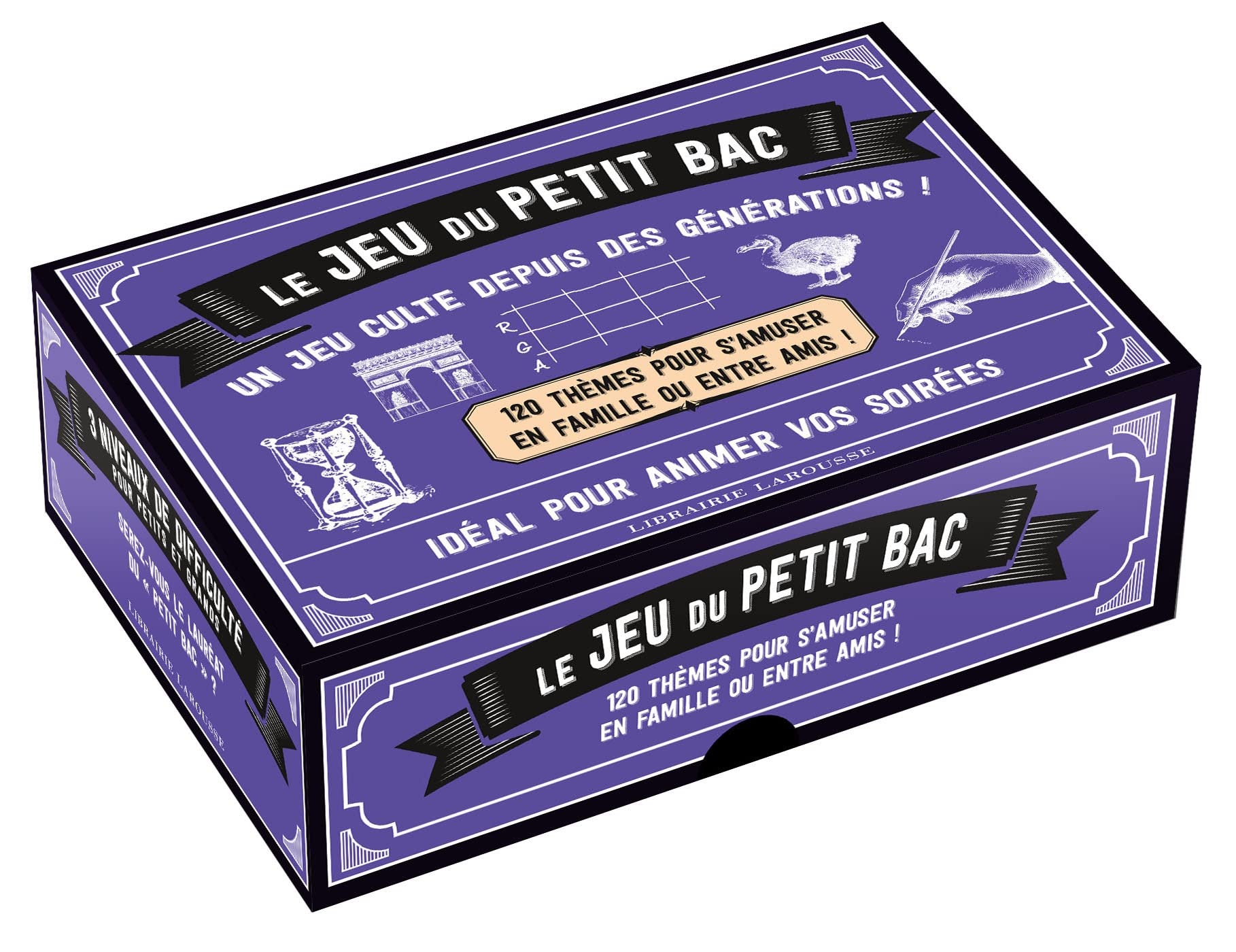 Le Jeu du petit bac: Avec 60 cartes et un feutre effaçable