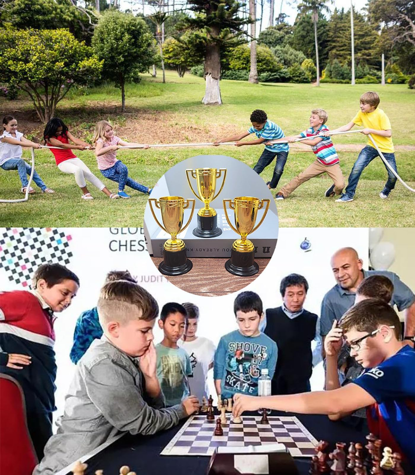 8 Pezzi Mini Coppa Trofeo 9,5 x 6 cm Piccolo Trofei con Manico Coppa Fantacalcio Design Classico Coppe per Bambini per Articoli da Cerimonia Premi Oggetti da Collezione Commemorativi (Oro)