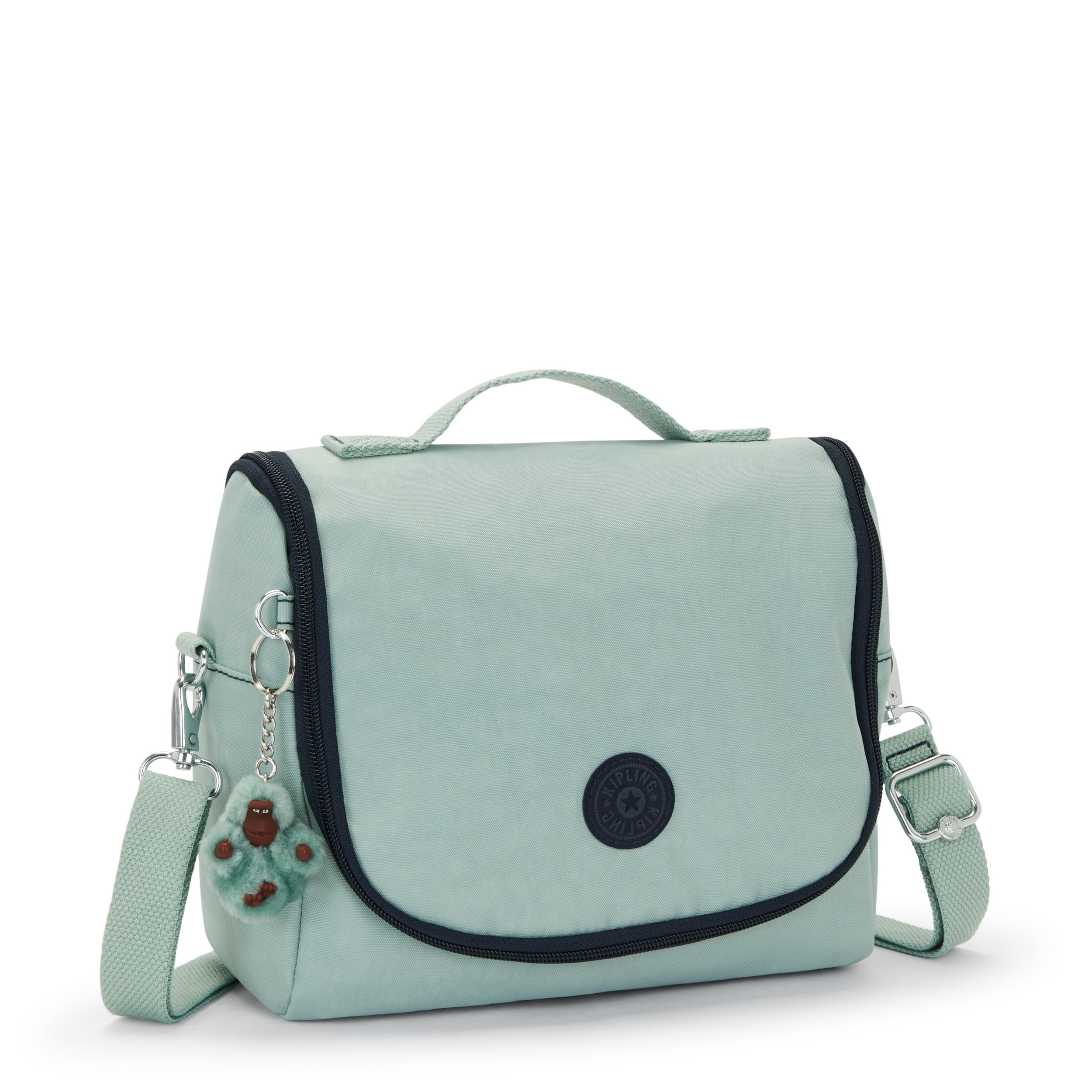 Kipling New Kichirou, Bolsa Térmica Porta Alimentos 6 L de Capacidad, 23 cm, Sea Green Bl