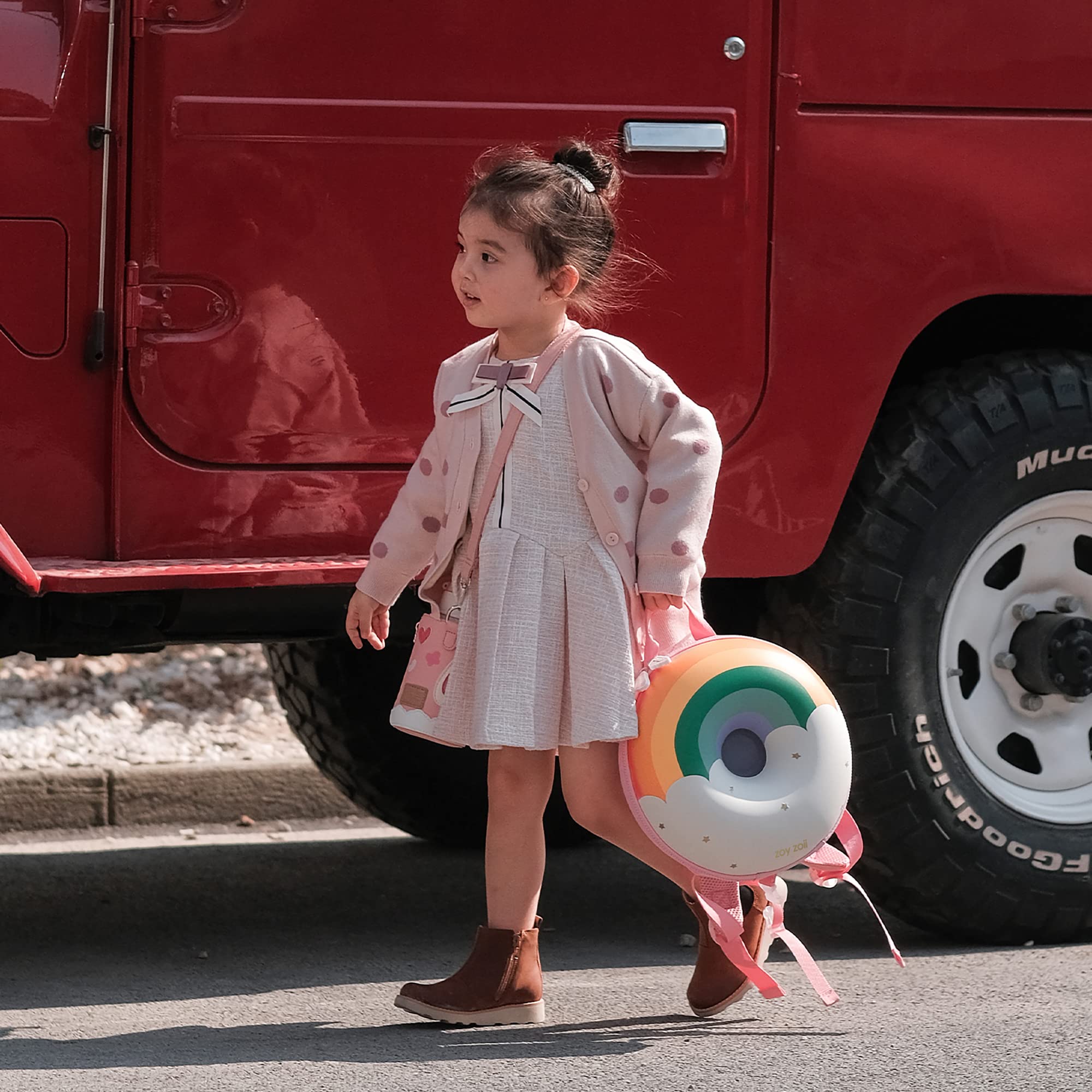 Zoyzoii Zaino per Bambini - Zaino Asilo Bambino Animale Scuola Borsa Zainetto Bambina da 2 a 8 Anni Idee Regalo per Ragazza e Ragazzo per Compleanno,Nuovo Semestre,Viaggi