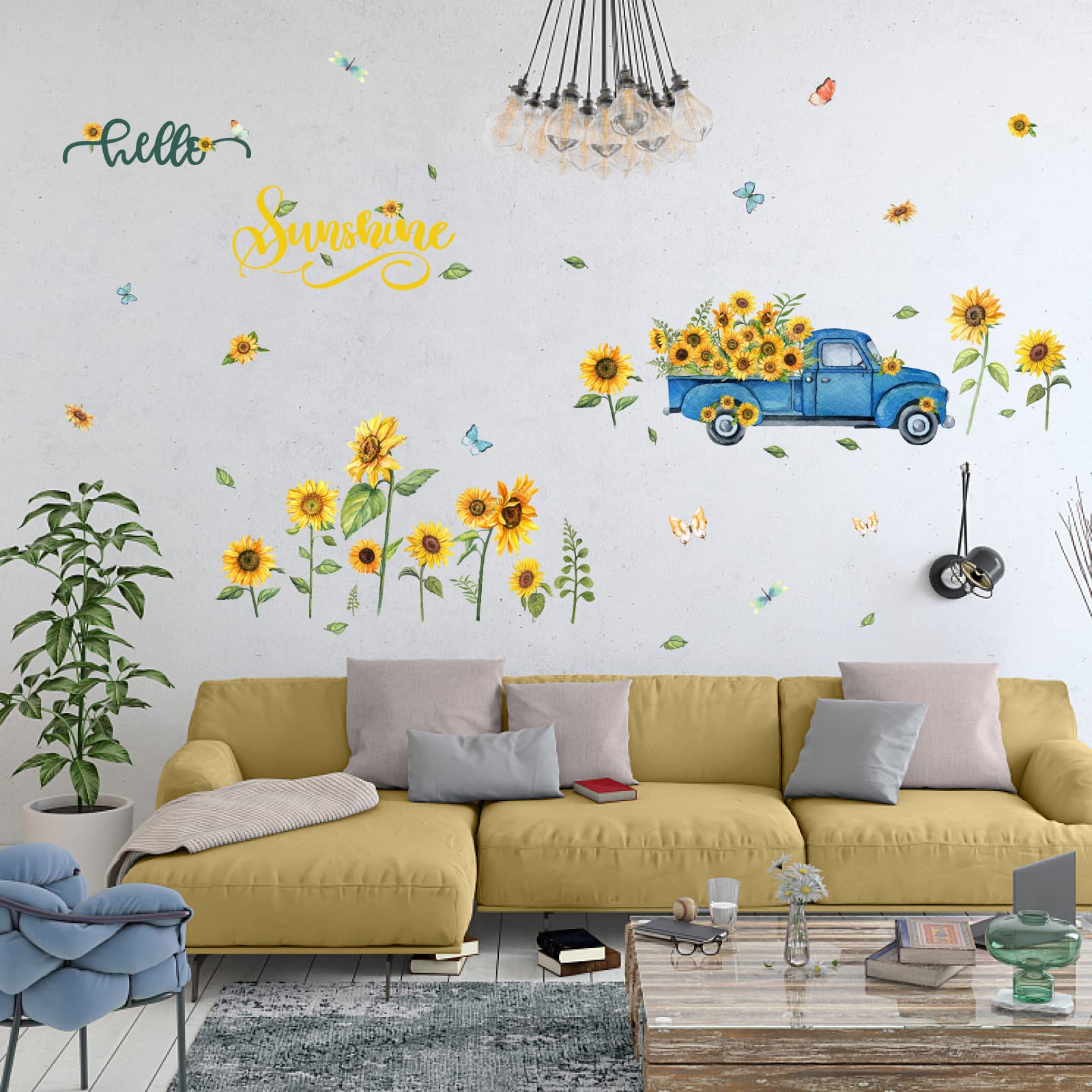 Calcoanías De Pared Con Diseño De Ardilla, Calabaza, Arce Y Hongos