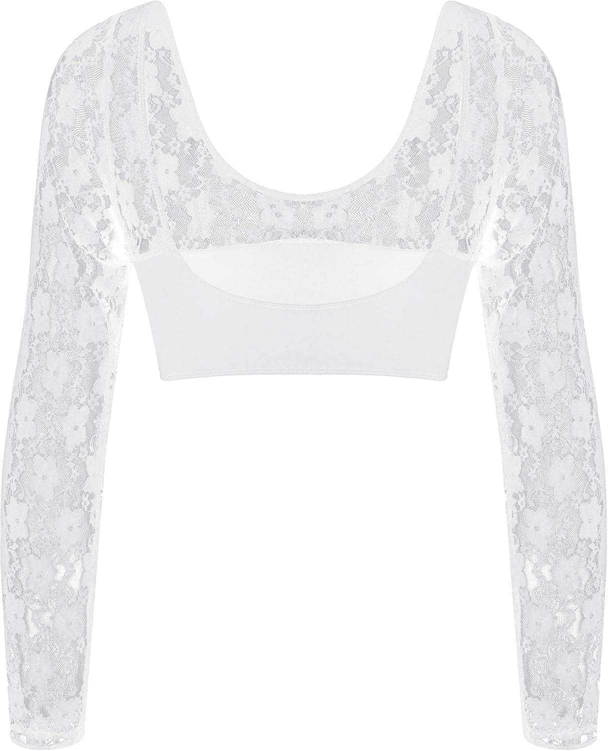 ENVY BODY SHOP Women’s Lace Sleecrets Detachable Sleeves Add Stretch Lace Arms to Any Dress or Top, Comfortable Arm Coverage - Image 9