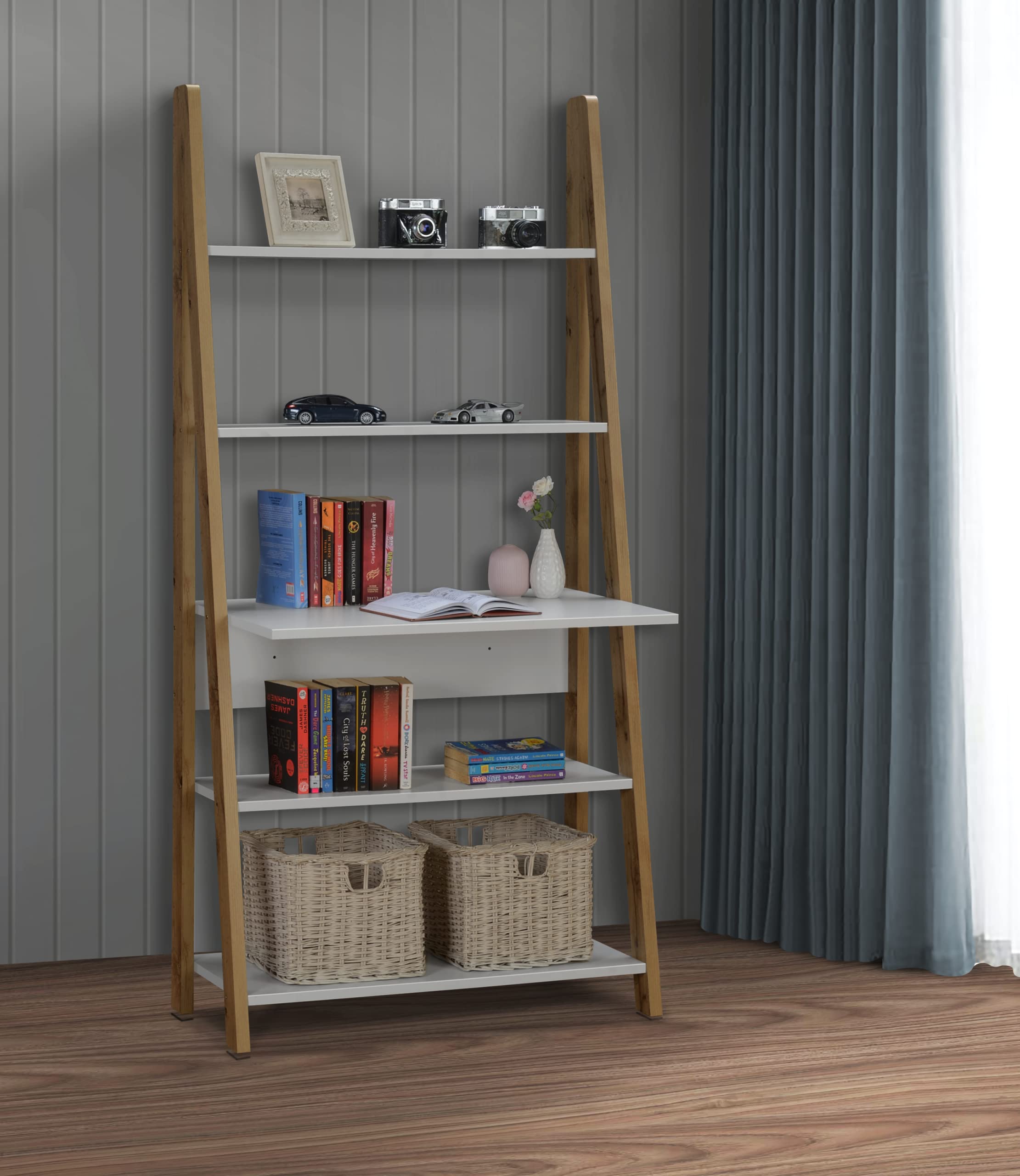 Buy DeckUp Plank Aries Engineered Wood Study Table and Office Desk