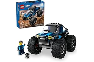 LEGO City Blue Monster Truck Off-Road Toy Playset: Boys Gift Idea Age 5