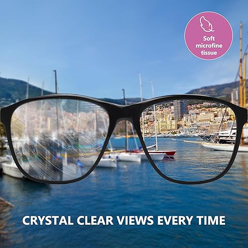 Miniatura 10 de iDuster Toallitas de limpieza para dispositivos electrónicos, 100 toallitas de limpieza de vidrio prehumedecidas, limpiador de pantalla portátil