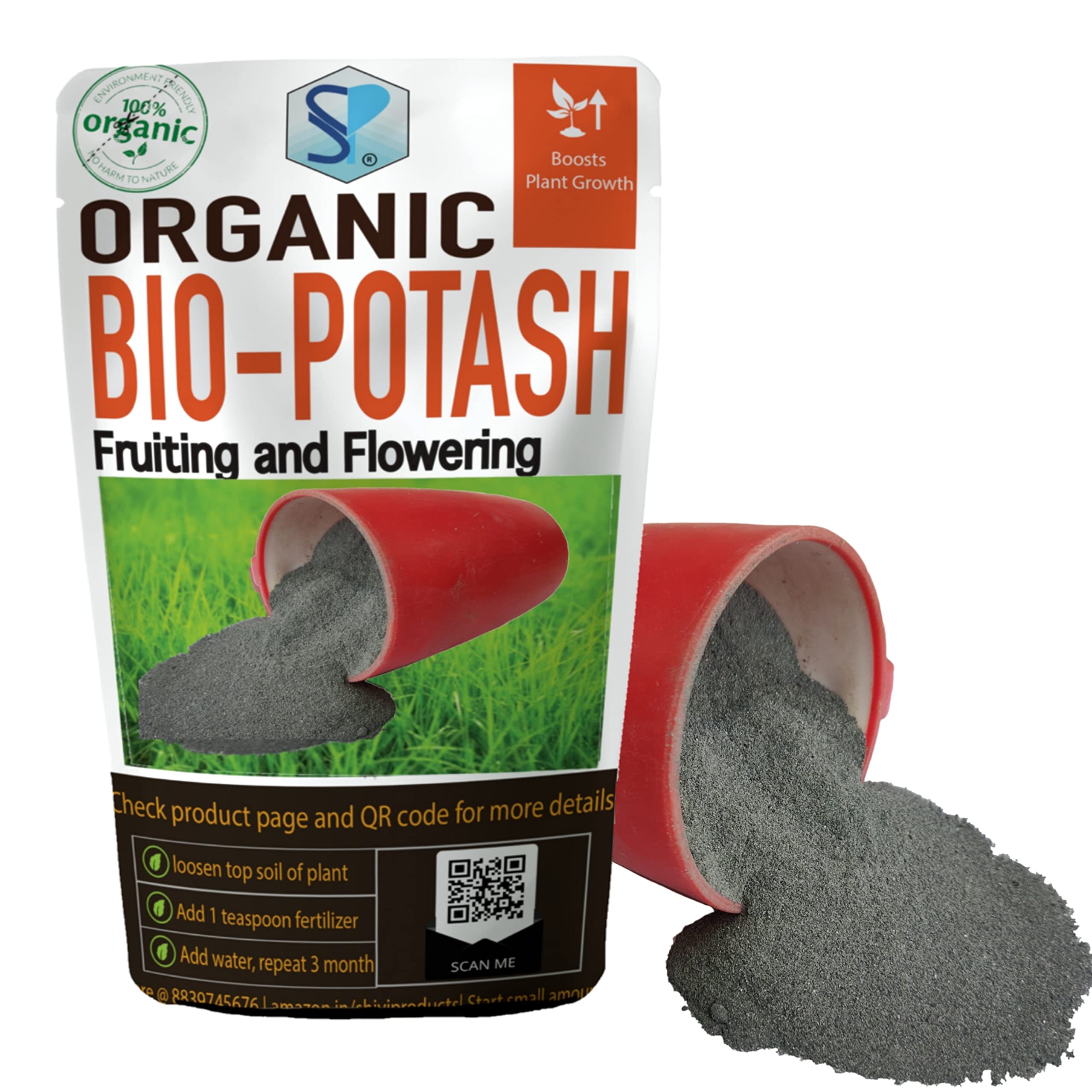 Shiviproducts Bio Potash fertilizers for plants home garden 450g | Essential for Gardening Plants flower and fruit (B08KZCW45J) Amazon Price History, Amazon Price Tracker